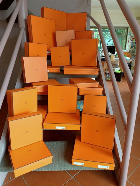 hermes box for sale|empty hermes boxes.